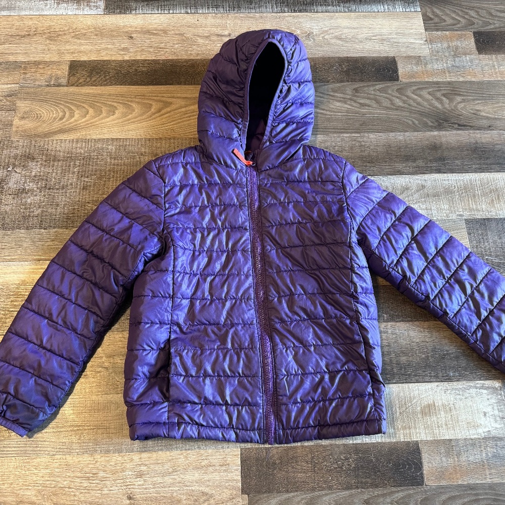 Primary 8-9 Grape Lightweight Puffer Jacket
